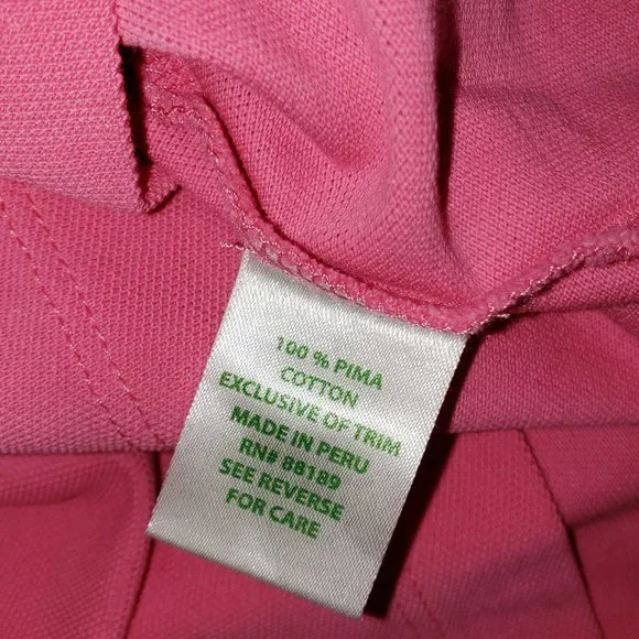 Lilly Pulitzer Pink Polo Shirt - Size Large- never worn - Picture 4 of 4